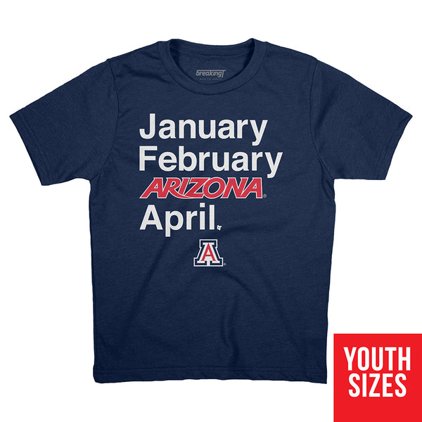 Arizona Basketball: January February Arizona April