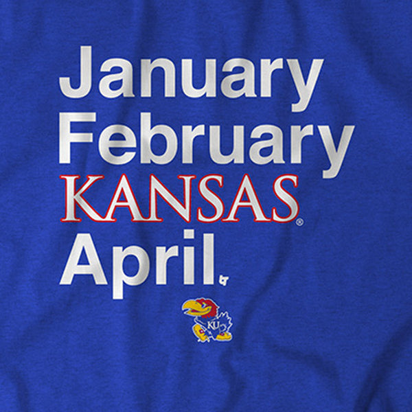 Kansas Basketball: January February Kansas April