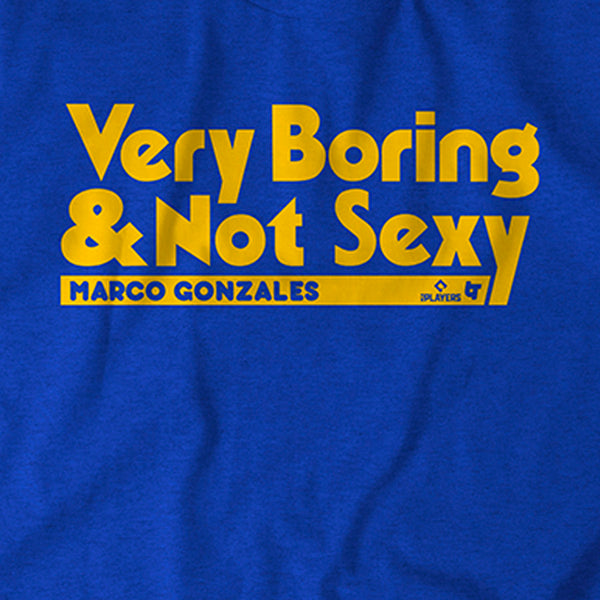 Marco Gonzales: Very Boring & Not Sexy