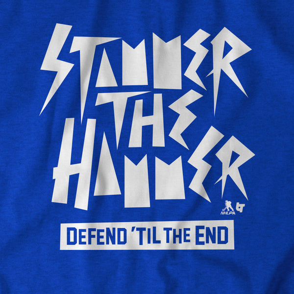 Steven Stamkos: Stammer The Hammer Text