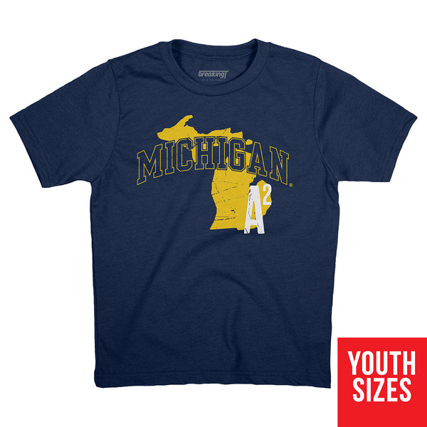 Michigan Wolverines Hometown Tee: A2