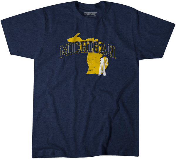 Michigan Wolverines Hometown Tee: A2