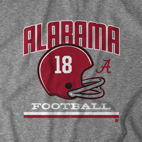 Alabama: Vintage Football Helmet