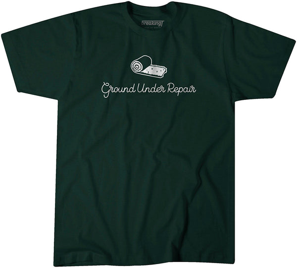 Ground Under Repair Logo Script