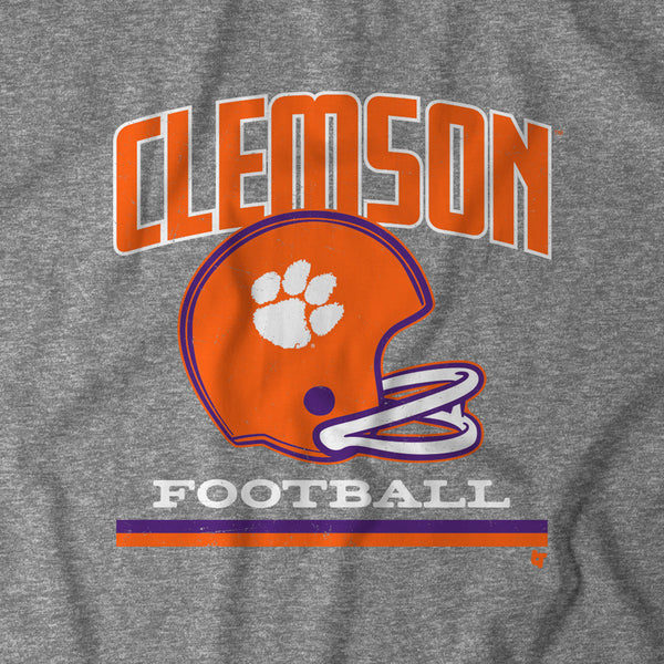 Clemson: Vintage Football Helmet