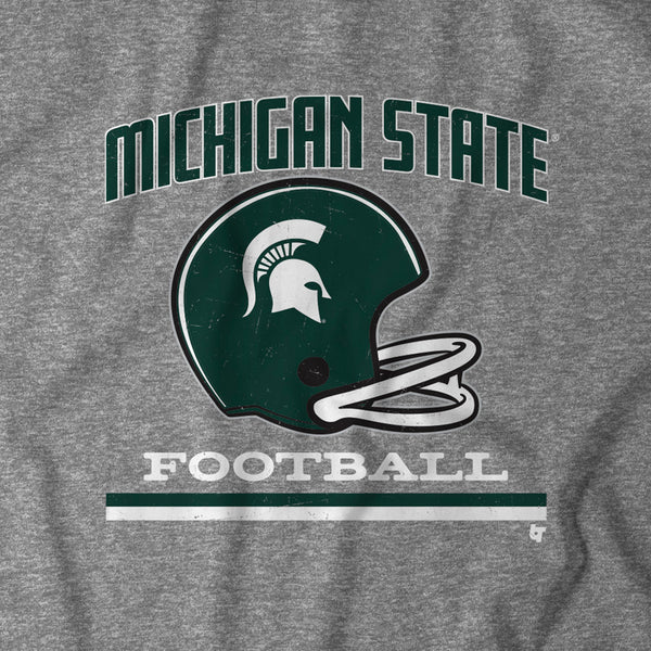 Michigan State: Vintage Football Helmet