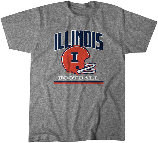 Illinois: Vintage Football Helmet