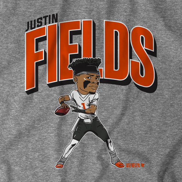 Justin Fields: Caricature