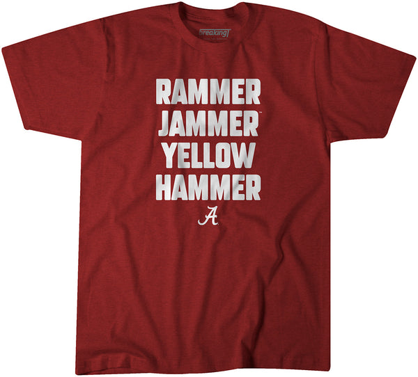 Alabama Football Slogan: Rammer Jammer Yellow Hammer