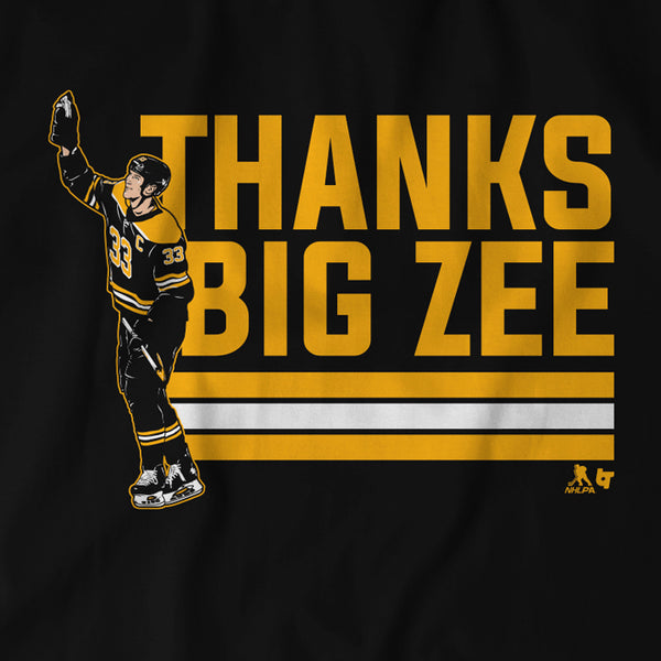 Zdeno Chara: Thanks Big Zee