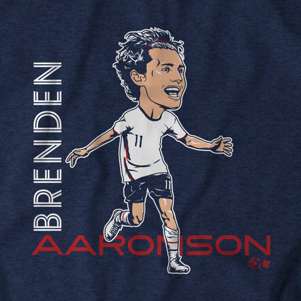 Brenden Aaronson: Caricature