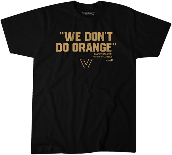 Vanderbilt Baseball: We Don't Do Orange