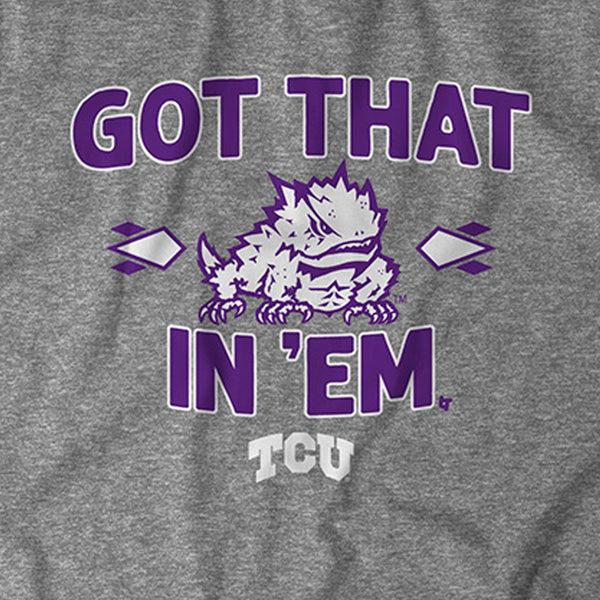 TCU Football: Got That Frog In 'Em