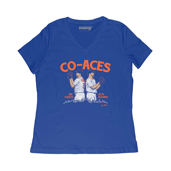 Max Scherzer and Justin Verlander: Co-Aces Adult T-Shirt