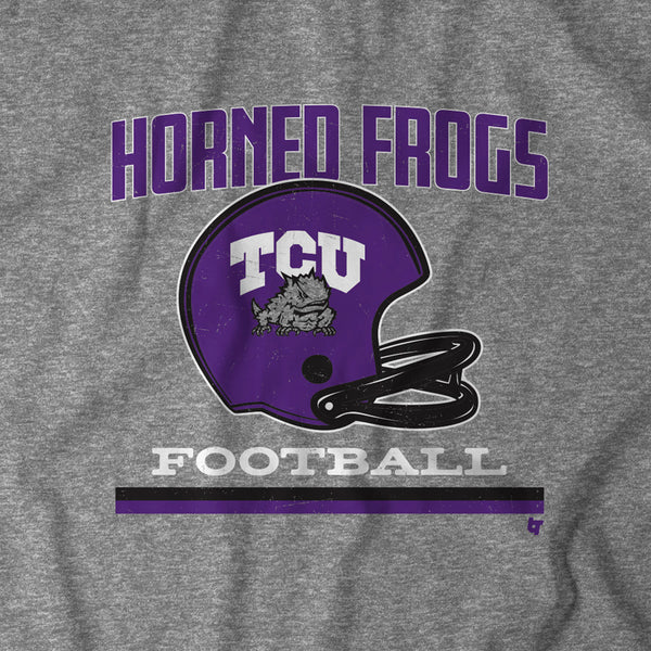 TCU: Vintage Football Helmet