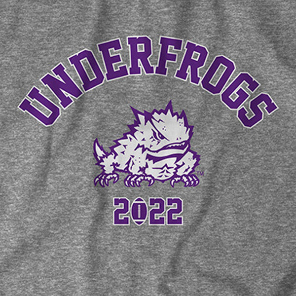 TCU: Underfrogs Football 2022 Adult T-Shirt