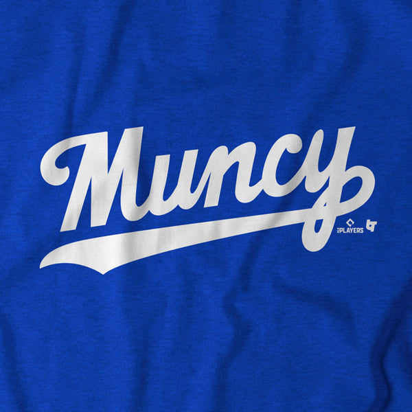 Max Muncy: Los Angeles Text Shirt + Hoodie - MLBPA Licensed -BreakingT