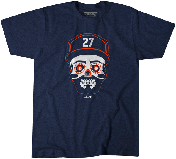 Josá© Altuve: Sugar Skull Shirt, Houston - MLBPA Licensed - BreakingT