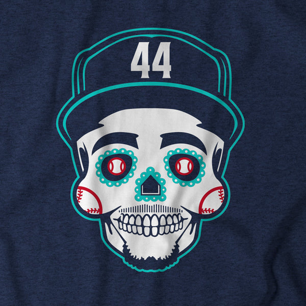 Julio RodrÍguez: Sugar Skull Shirt, Seattle -MLBPA Licensed- BreakingT