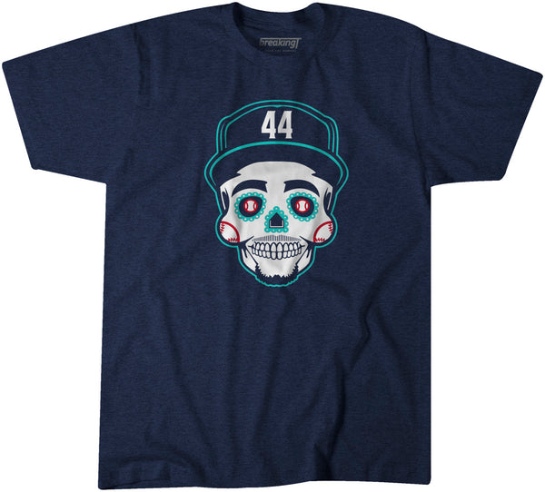 Julio RodrÍguez: Sugar Skull Shirt, Seattle -MLBPA Licensed- BreakingT