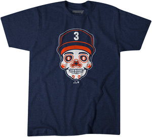 Jeremy Peña: Sugar Skull Shirt, Houston - MLBPA Licensed - BreakingT