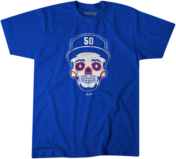 Mookie Betts Sugar Skull Shirt, Los Angeles -MLBPA Licensed- BreakingT