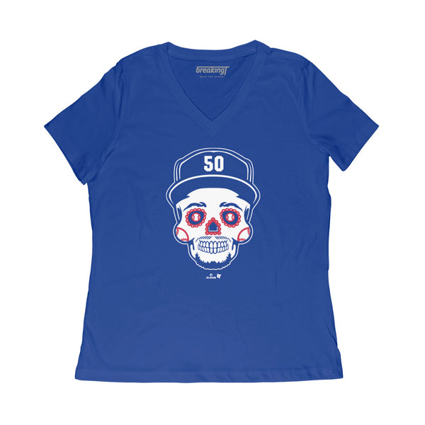 Mookie Betts Sugar Skull Shirt, Los Angeles -MLBPA Licensed- BreakingT