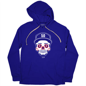 Mookie Betts Sugar Skull Shirt, Los Angeles -MLBPA Licensed- BreakingT