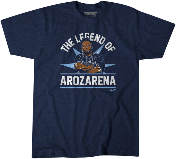 The Legend of Randy Arozarena Shirt, Tampa Bay - MLBPA - BreakingT