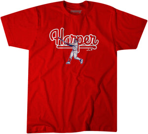 Bryce Harper: Philly Swing Shirt + Hoodie - MLBPA Licensed - BreakingT