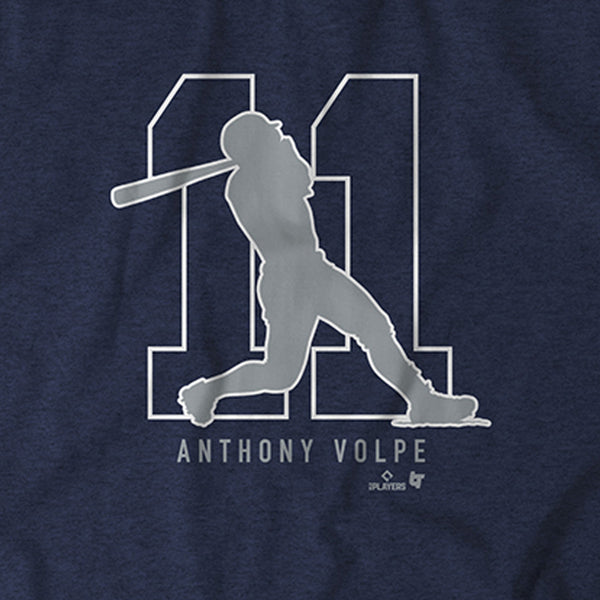 Anthony Volpe 11 Shirt, New York - MLBPA Licensed - BreakingT