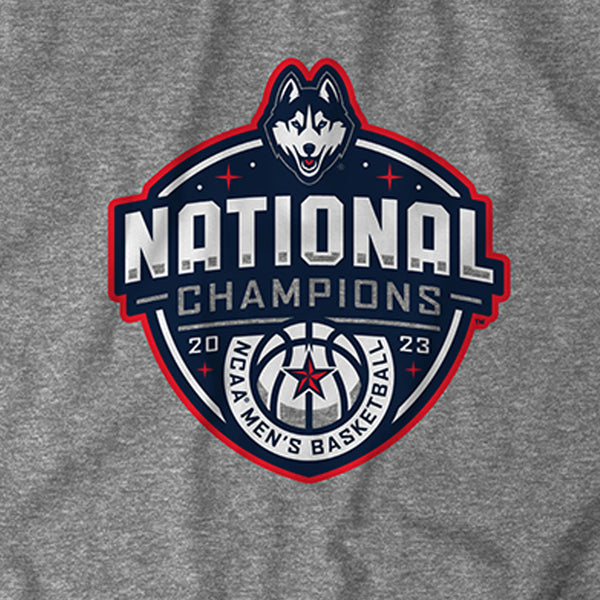 UConn Men's Basketball: National Champions Logo Medium