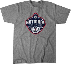 UConn Men's Basketball: National Champions Logo Small