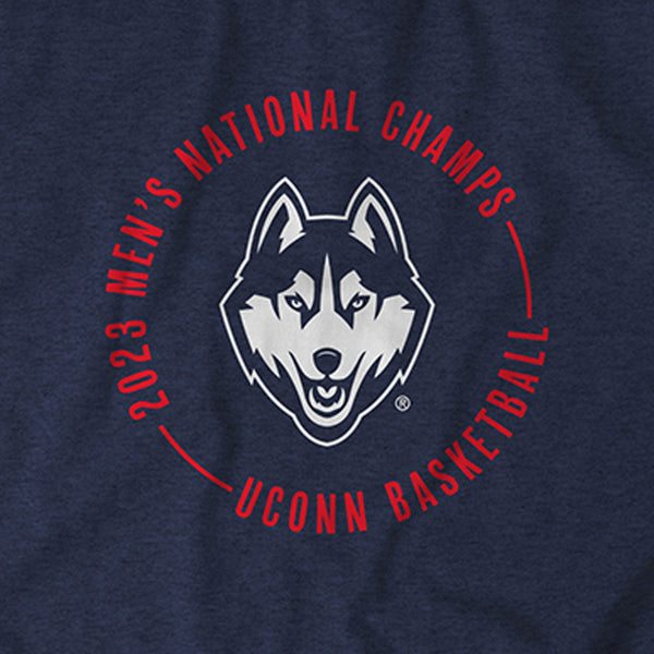 UConn: Men's National Championship Circle Text