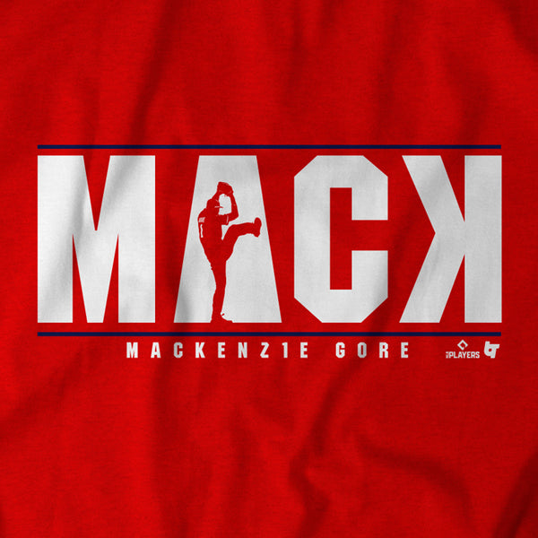 MacKenzie Gore: MacK Shirt, Washington DC - MLBPA Licensed - BreakingT