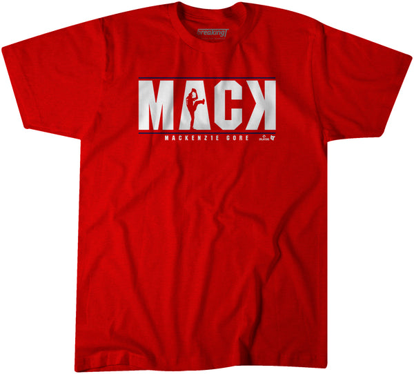 MacKenzie Gore: MacK Shirt, Washington DC - MLBPA Licensed - BreakingT