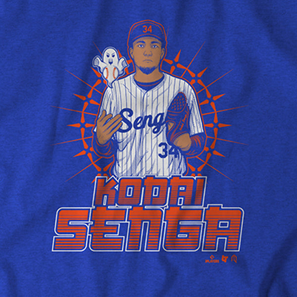 Kodai Senga: Ghost Fork Shirt - MLBPA - Athlete Logos + BreakingT