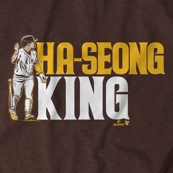 Ha-Seong Kim: King Shirt, San Diego - MLBPA Licensed - BreakingT