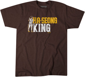 Ha-Seong Kim: King Shirt, San Diego - MLBPA Licensed - BreakingT