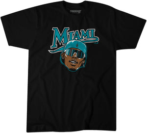 Jazz Chisholm: Swag Head Shirt, Miami - MLBPA Licensed - BreakingT