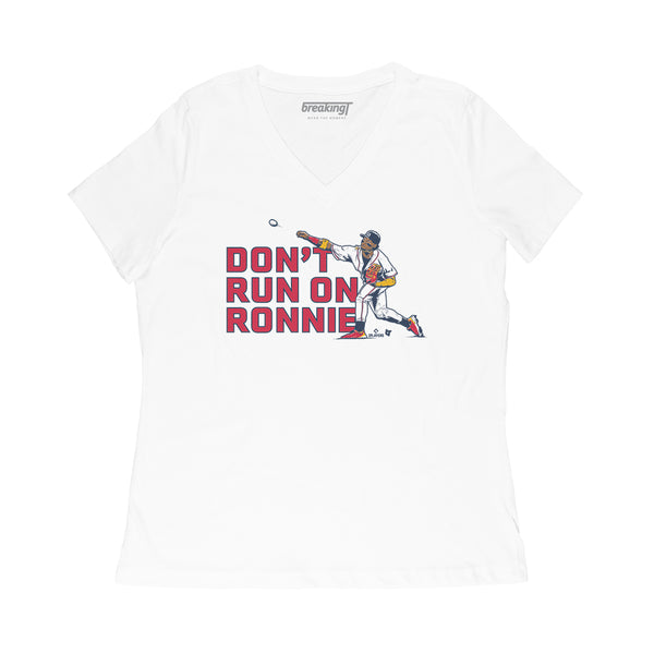 Don't Run on Ronald Acuña Jr.. Shirt, ATL - MLBPA Licensed - BreakingT