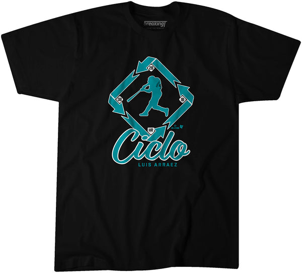 Luis Arraez: Ciclo Shirt, Miami - MLBPA Licensed - BreakingT