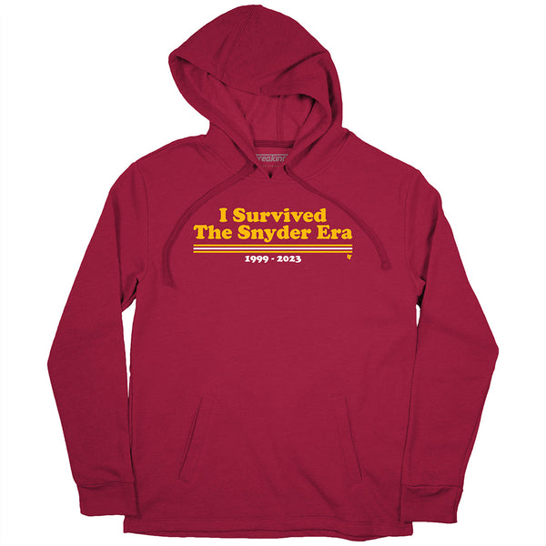 I Survived the Snyder Era T-Shirt | Washington Pro Football