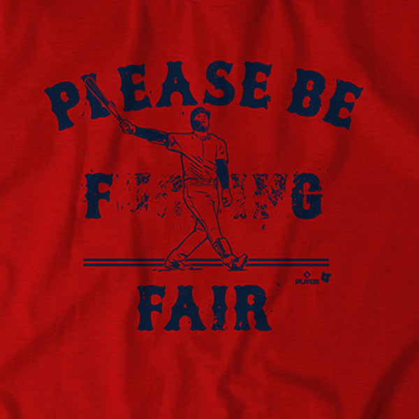 Alex Verdugo Please Be Fair Shirt, Boston - MLBPA Licensed - BreakingT