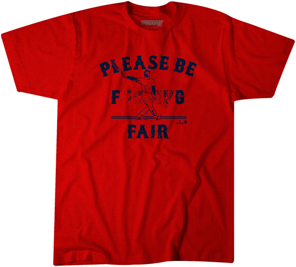 Alex Verdugo Please Be Fair Shirt, Boston - MLBPA Licensed - BreakingT