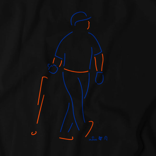 Pete Alonso: Neon Bat Drop Shirt - MLBPA - Athlete Logos + BreakingT