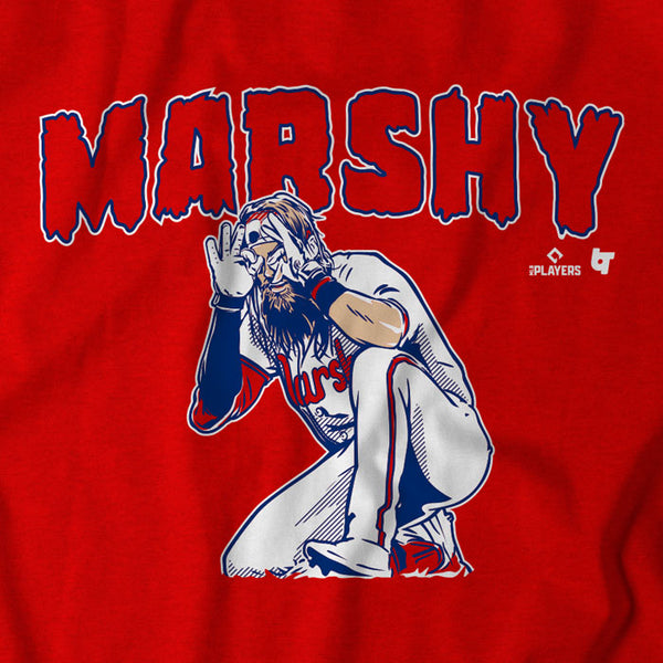 Brandon Marsh: Marshy Shirt, Philadelphia - MLBPA Licensed - BreakingT