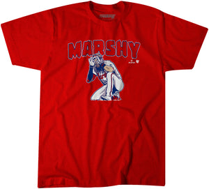 Brandon Marsh: Marshy Shirt, Philadelphia - MLBPA Licensed - BreakingT