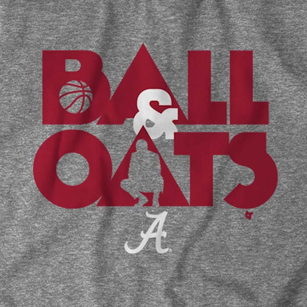 Alabama Basketball: Ball & Oats Adult T-Shirt