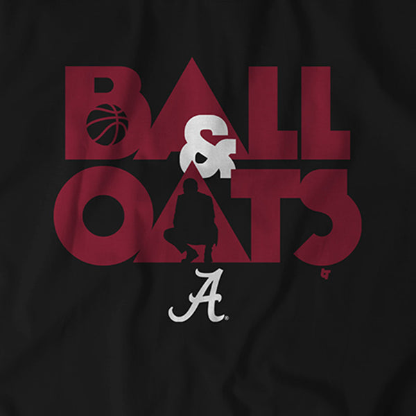 Alabama Basketball: Ball & Oats Adult T-Shirt